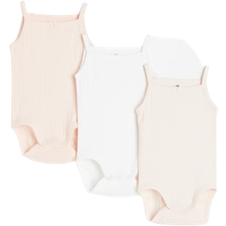 H&M Baby Pink 3-pack sleeveless bodysuits