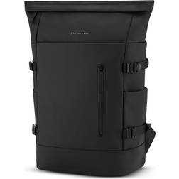 Kapten & Son Helsinki Pro All Black Rucksack Schwarz