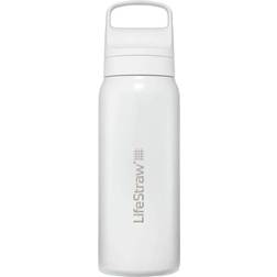Lifestraw Go 2.0 vandflaske 700ml i Rustfrit stål Hvid