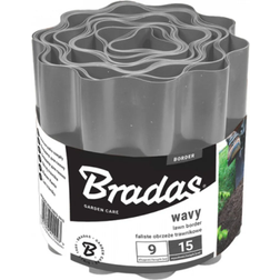 Bradas Rasenkante 9m x 25cm Grau 900x25cm
