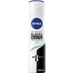 Nivea Black & White Fresh Spray 150 ml 150ml