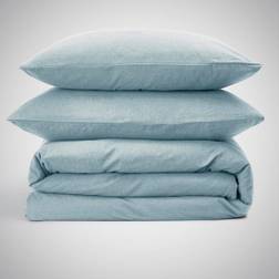 Dunelm Soft & Cosy Luxury Duvet Cover Blue (200x135cm)