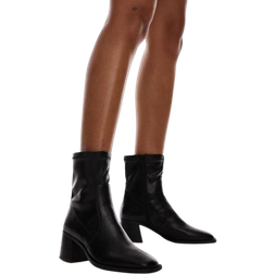 Topshop Nicola Ankle-Boots in Schwarz mit Blockabsatz