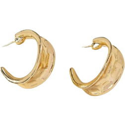 Shein Textured Cuff Hoop Earrings