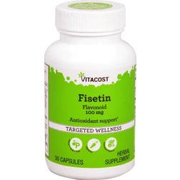 Vitacost Vitacost Fisetin Flavonoid 100 mg 30 Capsules 30 pcs