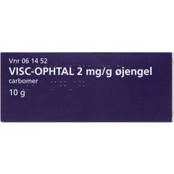 Visc-Ophtal 2 mg/g 10 g Øjengel Øjendråber