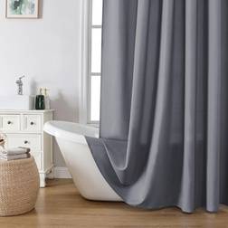 OVZME Zora Grey Shower Curtain for Bathroom
