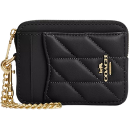 Coach Zip Card Case - Black