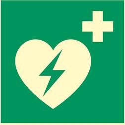 Skilt AED Hjertestarter 132030