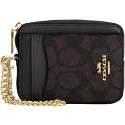 Coach Zip Card Case - Beige