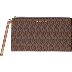 Michael Kors Jet Set Resa Kuvertväska - Brun PVC