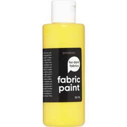 Panduro Fabric Paint 85 ml – gul täckande textilfärg för mörkt tyg