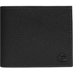 Coach 1941 Black Refined Double Billfold Wallet