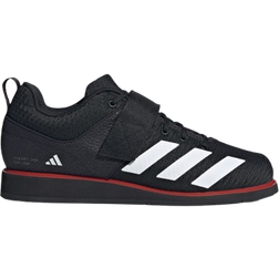 adidas Powerlift 5 Weightlifting Shoes - Core Black/Cloud White/Pure Ruby