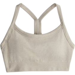 H&M Move Dame Beige DryMove Seamless støtte sports-BH