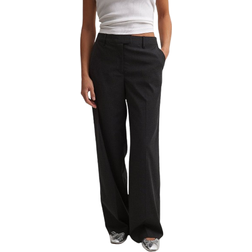NA-KD Pocket Flap Detail Suit Pants - Grå
