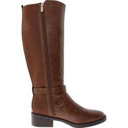 Tommy Hilfiger Women's Iyla High Shaft Riding Boots Dark Natural (9.5M)