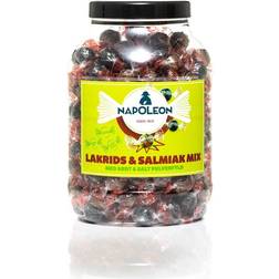 Napoleon bolcher Lakrids salmiak Enkeltindpakkede 1300g 1pak