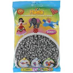 Hama Beads Midi Pärlor 201-17 Grå 3000 st