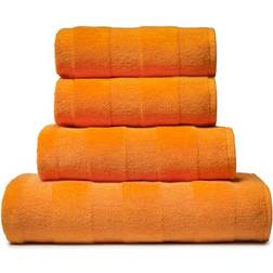 Elements Stripe Guest Towel Orange