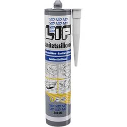 Lip Sanitetssilicone Perlehvid 300ml 1stk