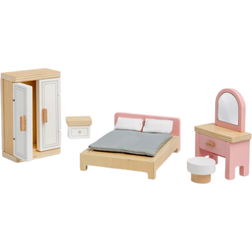 John Lewis Odney Wooden Doll's House Bedroom Furniture Set