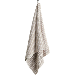 H&M Striped 70x140 Bath Towel White, Beige (140x70cm)
