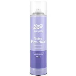 Boots extra firm hold hairspray upto 24 hours to be precise 2 300ml