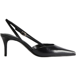 H&M Pointed Slingback Court Shoes - Black