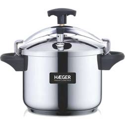Haeger Inox Plus 4L Pressure Cooker Silber
