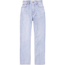 Abercrombie & Fitch Ultra High Rise Ankle Straight Jean Light