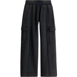 H&M Girls Grey Pull-on cargo trousers 10-11Y