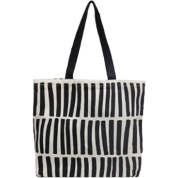 Shein Vacation Casual Style Strip Pattern Large Capacity Top Handle Tote Bag Beach BagPerfect For Daily Use Party Work University College Classroom
