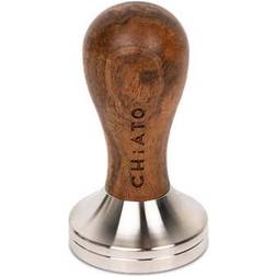 CHiATO Stainless Steel Tamper with Wooden Handle