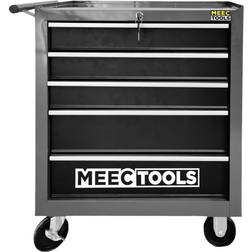 Meec Tools Verktøyvogn 128 deler 62x79x33 cm