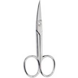 Beter Chrome Plated Curved Manicure Scissors - 9cm