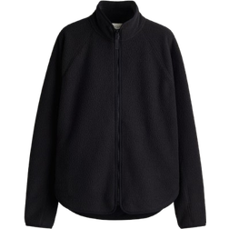 H&M Señoras Chaqueta De Deporte En Borreguito - Negro