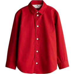 H&M Boys Long Sleeved Cotton Shirt - Red