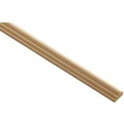 Wickes Pine Broken Ogee Moulding 15 x 8 x 2400 mm Natural