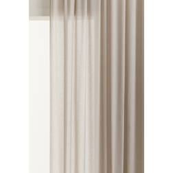 H&M 2-pack Skir Gardinlängd 150x300 - Brun 150x300cm
