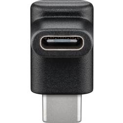 Wentronic USB C-USB C M-F Angled Adapter