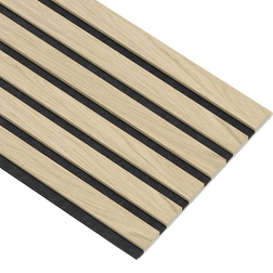 I-Wood I-Wood Akustikpanel Eg Natur Sort Filt