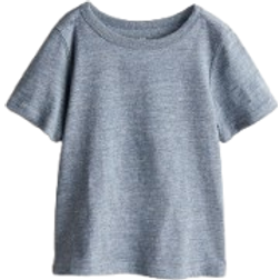 H&M Cotton Jersey T-shirt - Blue Marl (1239088002)