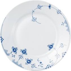 Royal Copenhagen Blå Elements 25 cm Hvid/Blå Str Flad tallerken 25cm