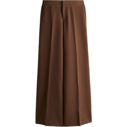 H&M Ladies Brown Wide tailored trousers