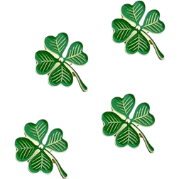 Shein pcs Lucky Green Clover Brooches For Men Fashion Accessories Suitable For Saint Patricks Day