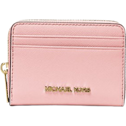 Michael Kors Jet Set Travel Medium Saffiano Leather Wallet - Pink