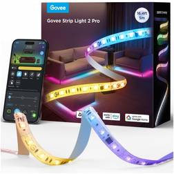 Govee Strip Light 2 Pro 5M White Ljuslist