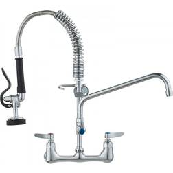 VEVOR Wall-Mounted Kitchen Faucet 21.0 H x 21.0 W x 8.0 D in Yellow Brass Chrome