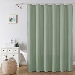 OVZME Zora Sage Green Shower Curtain
